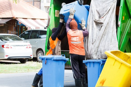 Commercial waste clearance in a South London office