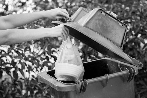 Hazardous waste being safely handled in South London